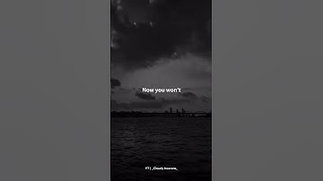 Thumbnail of The Weeknd - Save Your Tears - Lyrics Edit - Aesthetic WhatsApp Status | _Cloudy heavens_