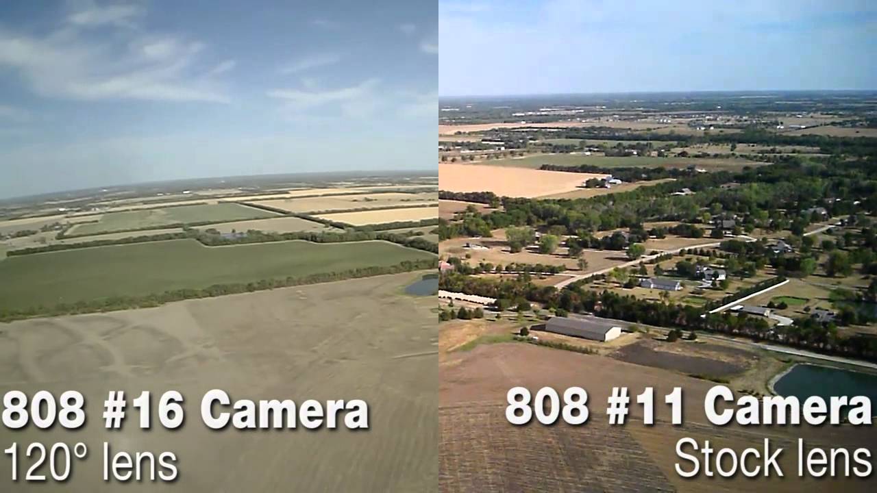 Side-by-side comparison of 808 #11 & #16 cameras - onboard footage - Radian glider