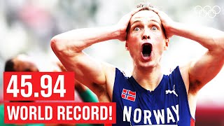 Warholm smashes WORLD RECORD! | Full Men's 400m Hurdles Final | Tokyo Replays