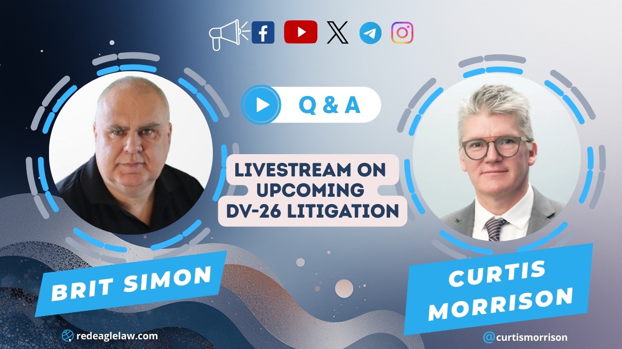 Q & A with Brit Simon and Curtis Morrison on Upcoming DV-26 Litigation ...
