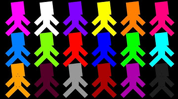 Stickman RTTB Run Race ASMR In Algodoo - Algzocchisathlon Day 14