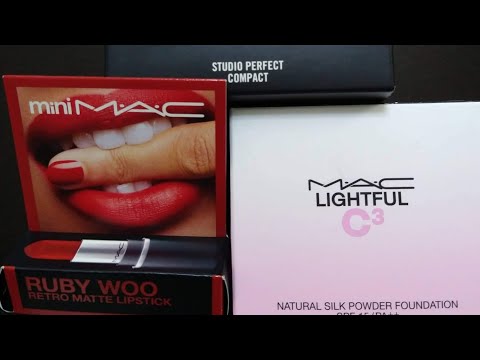 MINI MAC RUBY WOO&MAC LIGHTFUL  C3 (unboxing)