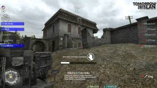 [CoD2] iNFINITE vs arcane TOMORROWLAN2K15 Groups (mp_dawnville)
