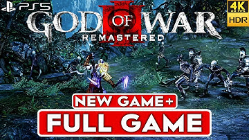(PS5) GOD OF WAR 3 REMASTERED Walkthrough Part 1 New Game+ FULL GAME [4K 60FPS HDR] - No Commentary