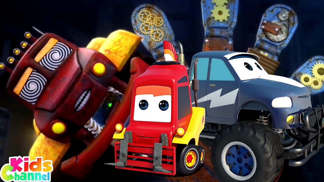 Finger Family Song, Monster Truck Dan + More Car Cartoon Videos - YouTube