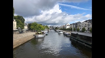 Running with GoPro HERO8 Timewarp (4k, auto speed) Chest Mounted | Nantes, France