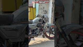 Splendor nado grey modified #bikemodification #wrapping #splendor  #splendormodified @mfgraphicss