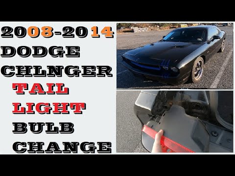 How to replace Tail light bulbs in Dodge Challenger 2008-2014