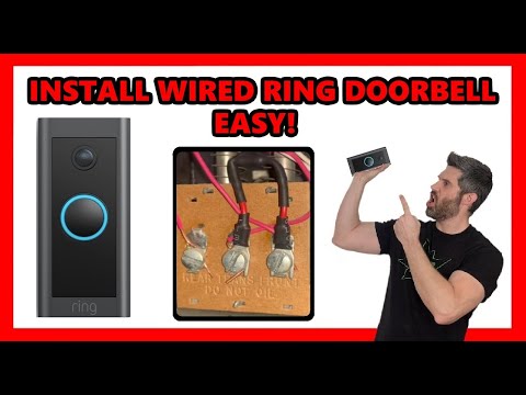 How To Install WIRED Ring Video Doorbell. Fast and Easy! Complete Guide!