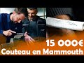 Couteau à 0,25cts VS Couteau à 15 000€ en dent de Mammouth !!!