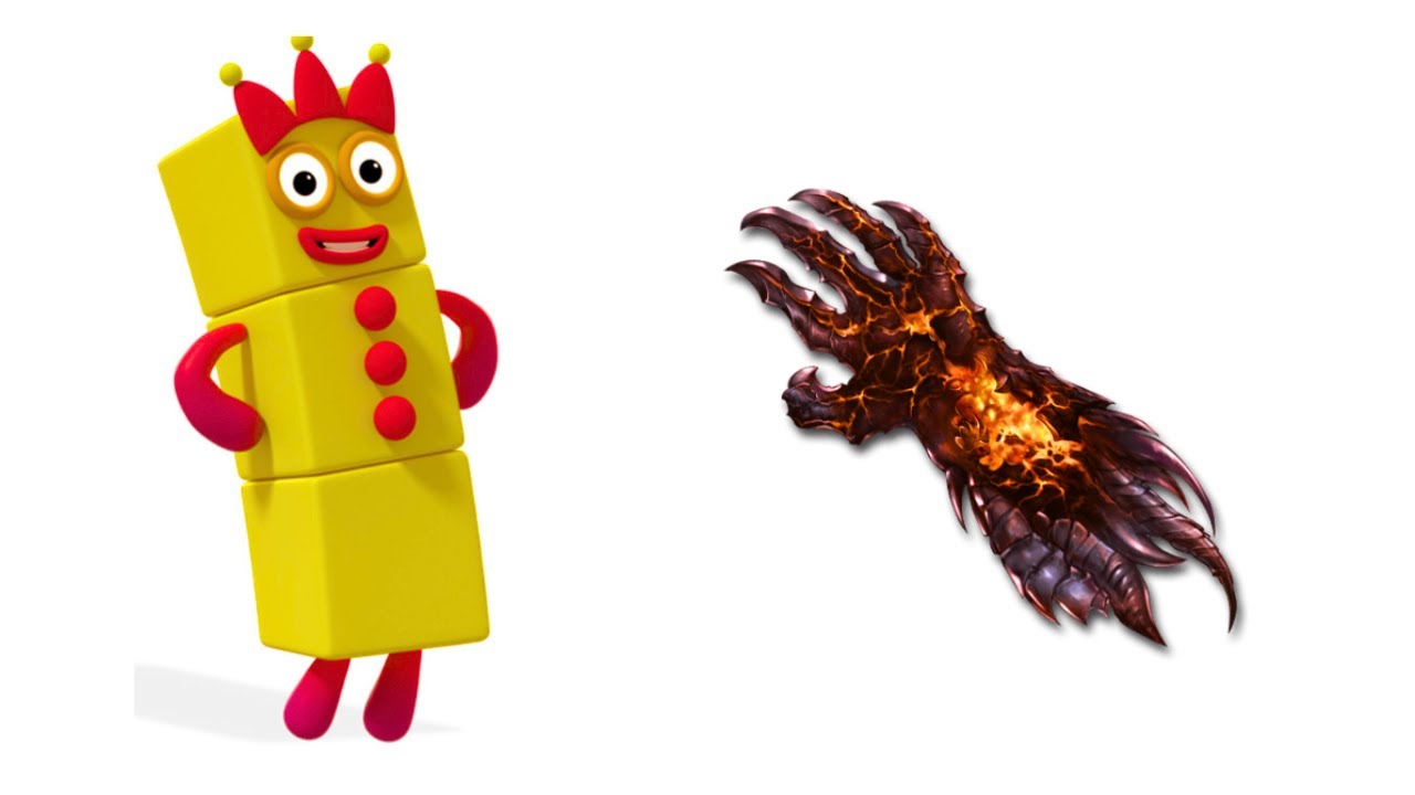 NUMBER BLOCKS CHARACTERS AND THEIR FAVORITE WEAPONS! - YouTube