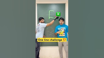 One Line Draws the entire shape, and the lines cannot overlap!Is there an answer to this question?1