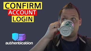 Confirm account login from client in Web-UI - Project Authentication