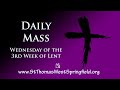 Daily Mass March 10, 2021