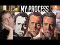 Portrait Painting Process Broken Down