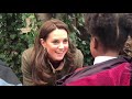 Girl Asks Kate If Queen Eats Pizza! Duchess Of Cambridge | King Henry Walk Garden 2019! ALL MOMENTS