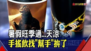 手搖飲疫情業績不減反增!找哥吉拉、白爛貓助陣 天涼照樣拚展店|非凡新聞|20211013 手搖飲疫情業績不減反增!找哥吉拉、白爛貓助陣 天涼照樣拚展店|非凡新聞|20211013