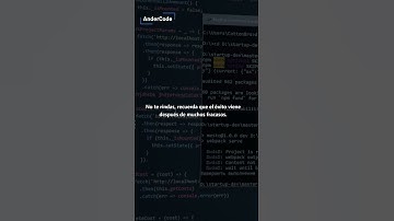 Motivación #AnderCode #programacion #developer #motivation #shorts #fyi #dev ##desarrolloweb