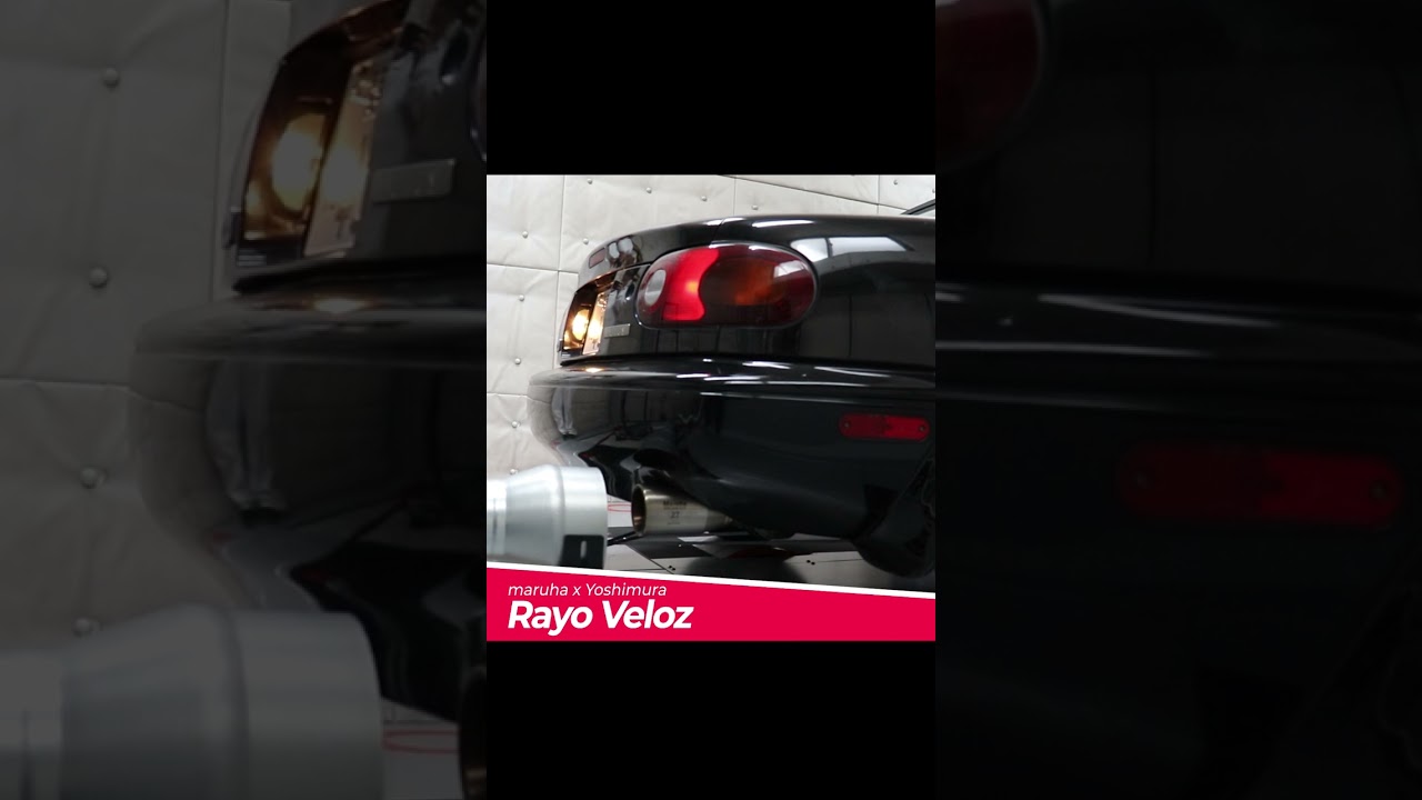 ユーノスロードスターNA用マフラー空ぶかしRayo Veloz（ラヨベロス