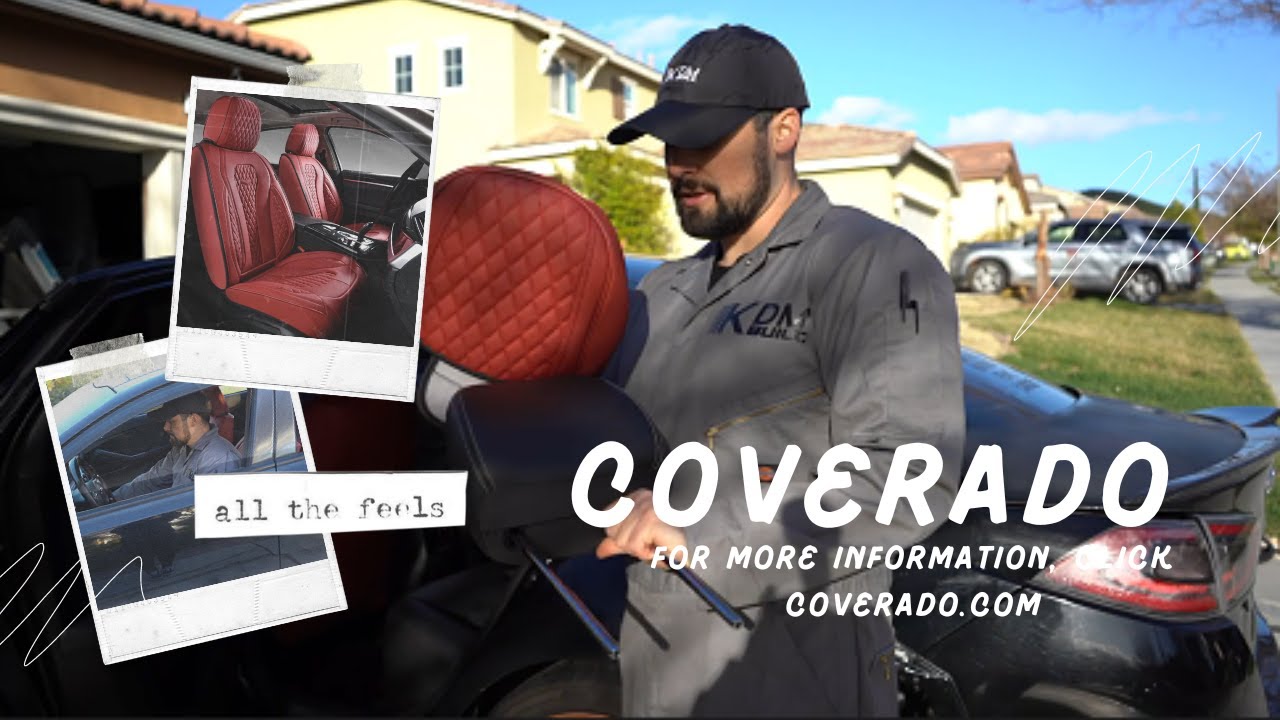Unboxing Red Leather Premium Car Seat Covers | Elevate Your Car's Style! @DARK RISE