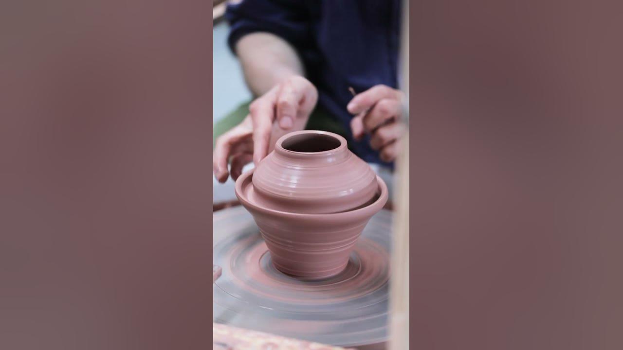 Relaxing ASMR POTTERY ART: mesmerizing clay and ceramic