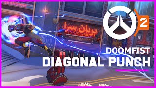 Overwatch 2 Doomfist Diagonal Punch - Doomfist Tech Tutorial