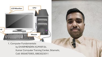 Computer Fundamentals by #dksir #kctc #wordprocessor #computereducation #sitamarhi #excel #viralvide