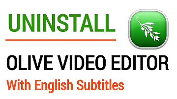 Como desinstalar o Olive editor?