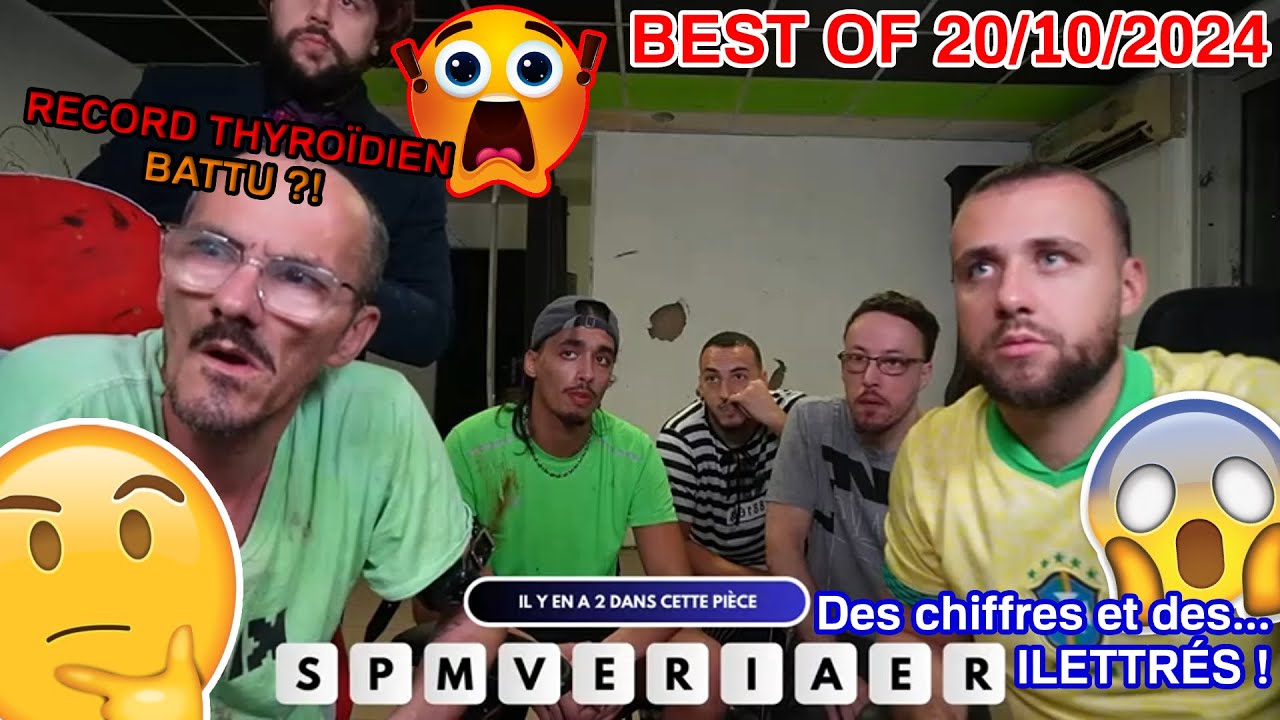 JP VS COUDOUX DANS DES CHIFFRES ET DES ILLETTRÉS 😂 RECORD DE LA THYROÏDE ? 😱// Best of du 20/10/2024
