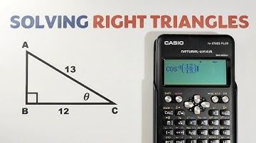 Solving Right Triangles - Missing Angle and Side of Right Triangle: Trigonometry