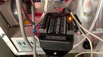 GateArms+ LED lighting on HySecurity StrongArm Park DC.