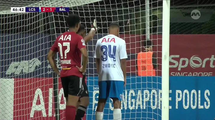 Lion City Sailors defender Bailey Wright's FANTASTIC TWO GOALS vs Balestier! | SPL 2023 Moments