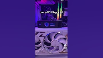 GPU SAG?!? Never! #pc #graphicscard #gpu #rtx4080 #gamingcomputer #gamingpc #pcbuild #pcbuilding