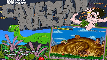 Caveman Ninja - Joe and Mac (1991) Data East Mame Retrô Arcade Games