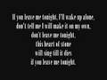 Secondhand Serenade-Stay Close, Don't Go lyrics