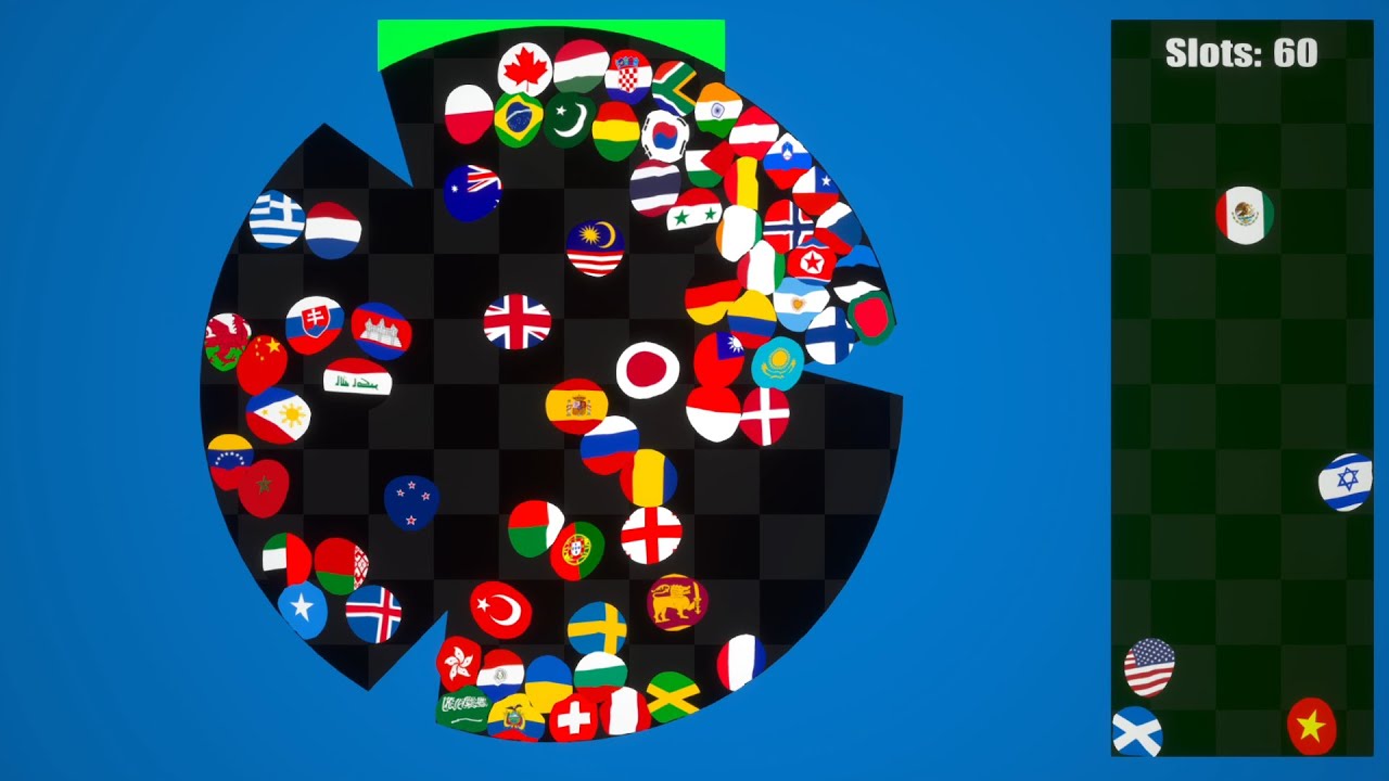 Countryballs Soft Marble Race