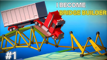 I BECOME A BRIDGE BUILDER||bridge construction simulator #viralvideo #gaming #building #views