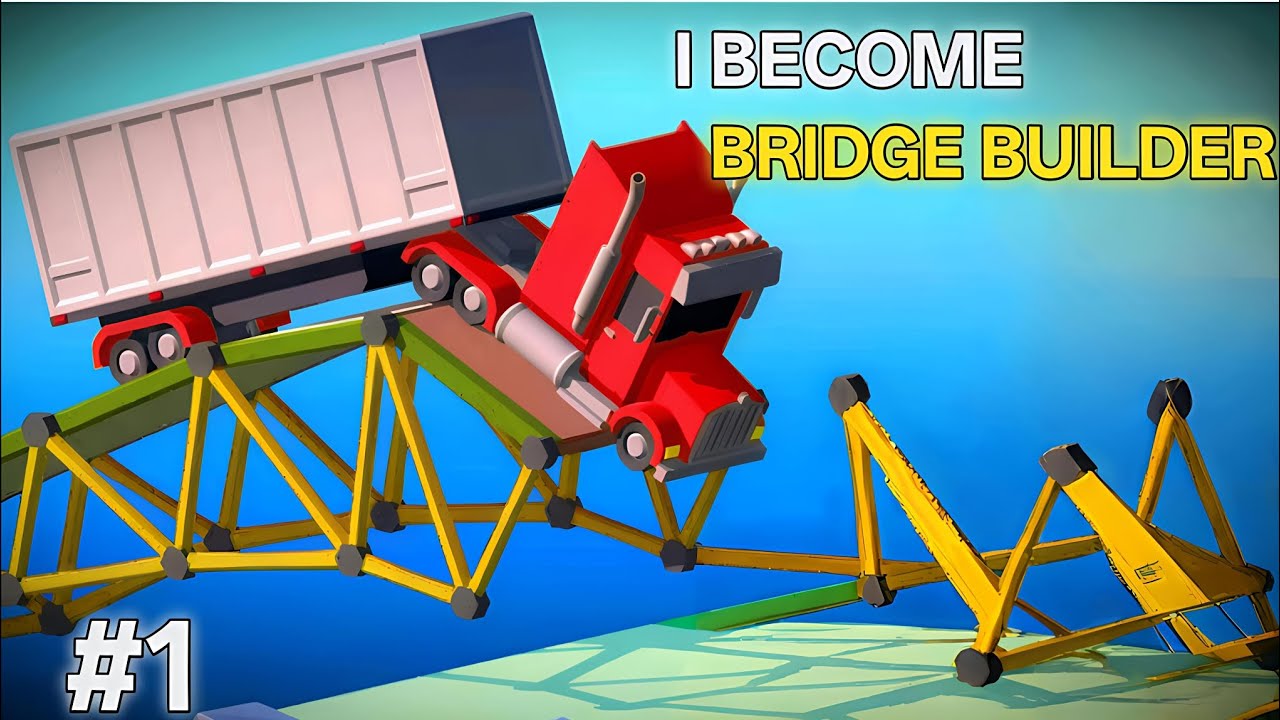 I BECOME A BRIDGE BUILDER||bridge construction simulator #viralvideo # ...