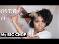 My BIG CHOP✂️ & Journey to Healthy Natural Hair | Impulsively Cutting my hair off at 2 am |Curly TWA