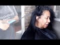 60 YRS OLD WITH SUPER LONG HAIR | SILK PRESS