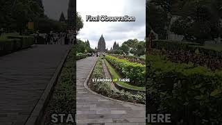 From far away, The Prambanan Temple looks like it has giant statues #travel