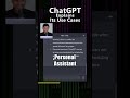 ChatGPT Explains Its Use Cases