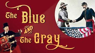 MAGIC LANTERN SHOW! --- "The Blue and the Gray," --- Dramatic Civil War Reconciliation -- Live Show