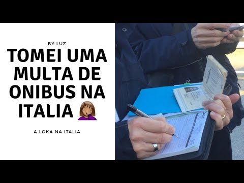 Tomei uma Multa