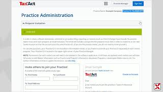 TaxAct Professional | Adding Preparers to Your Practice's Account