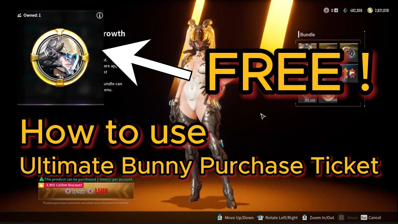 How to use Ultimate Bunny Purchase Ticket The First Descendant FIXED