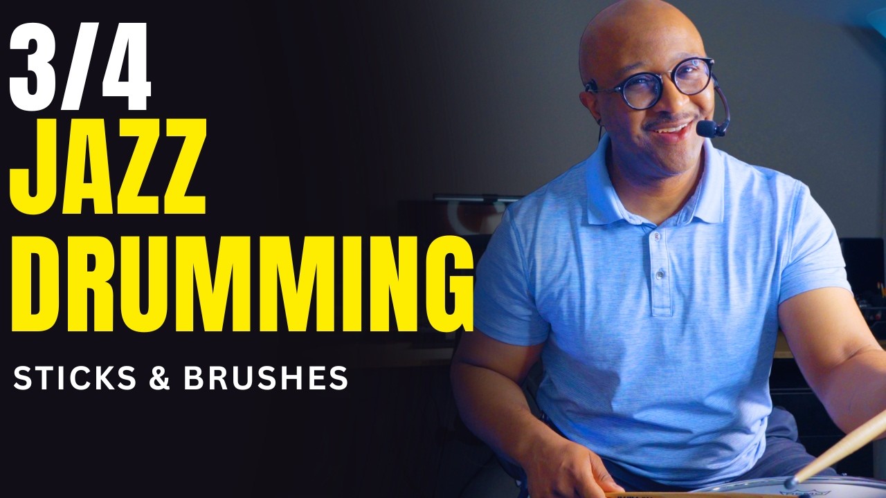 How to Play 3/4 Time on the Drum Set!