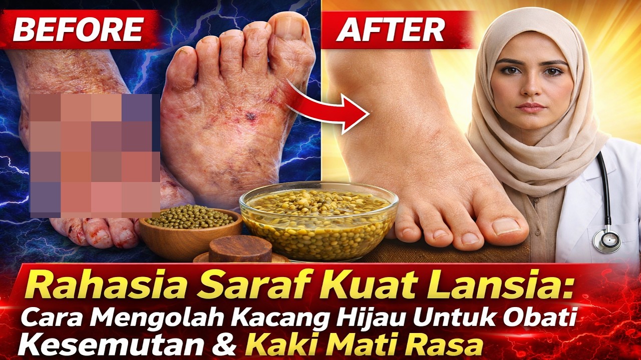 Rahasia Saraf Kuat Lansia: Cara Mengolah Kacang Hijau Untuk Obati Kesemutan & Kaki Mati Rasa