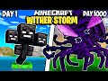 I Survived 1000 Days as a WITHER STORM in Minecraft