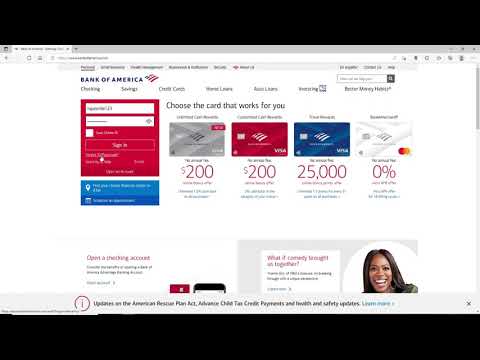 Bank of America Credit Card Login 2022: BOA Credit Card login Sign In